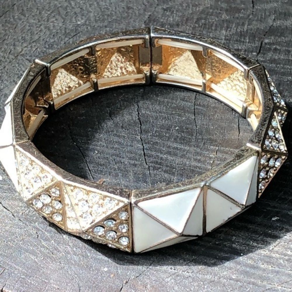 Geometric T&J Designs Stretch Bracelet - Picture 3 of 4